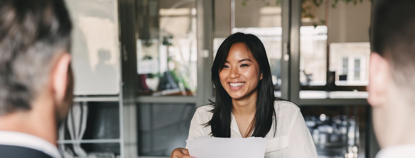 Stemp positive student attends job interview