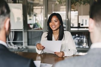 Stemp positive student attends job interview