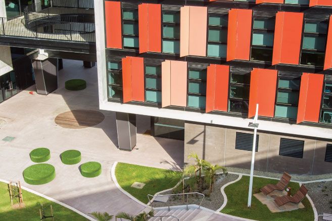 Campus accommodation building