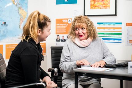 Campus group consulting inside help hub