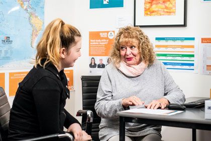 Campus group consulting inside help hub