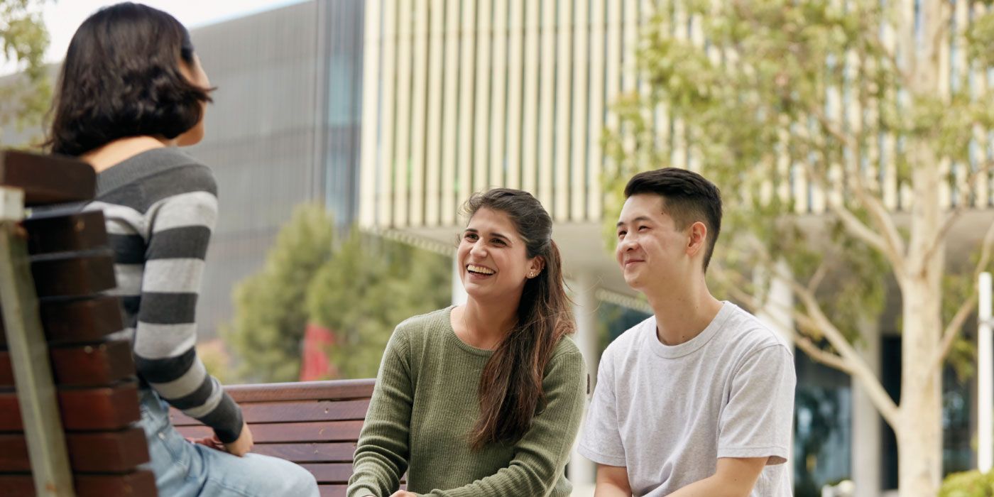 College group talking